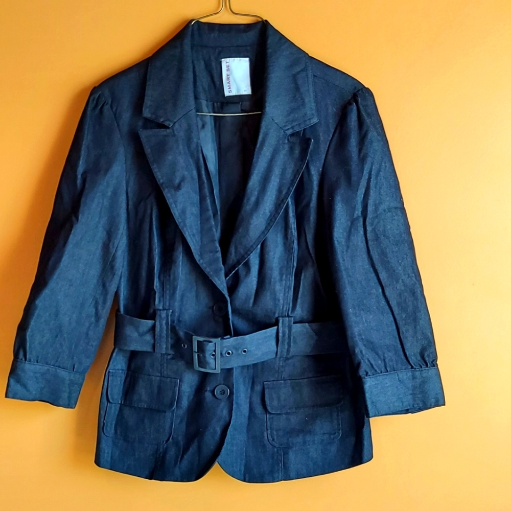 Matched Set Blazer & Wide Leg Pants
